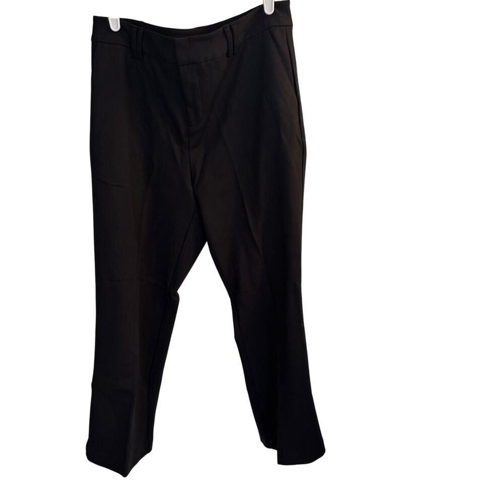 INC International Concepts Pants Women's Black 10 Flare Leg‎ Cropped NWT